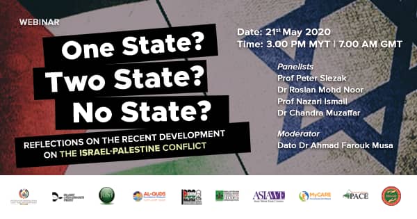 WEBINAR: One State? Two States? No State ? Reflections on Recent Developments in the Israel-Palestine conflict